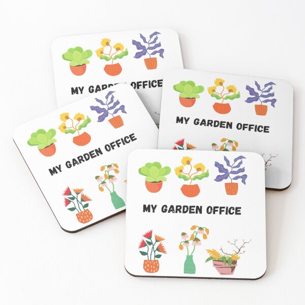 Item preview, Potted Botanical Floral Flower in for my Garden Office designed and sold by Hinny8.