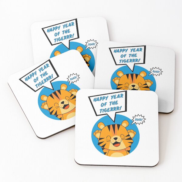 Item preview, Cute Happy Chinese New Year of The Tiger 2022 ROAR ! designed and sold by SparrowLag.