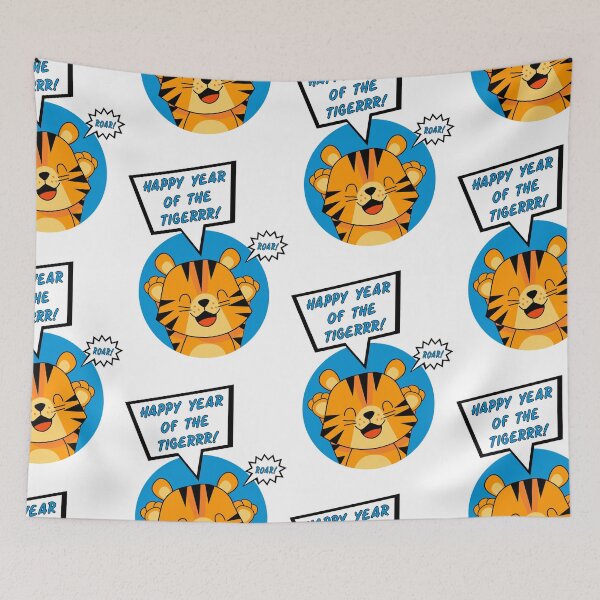Item preview, Cute Happy Chinese New Year of The Tiger 2022 ROAR ! designed and sold by SparrowLag.