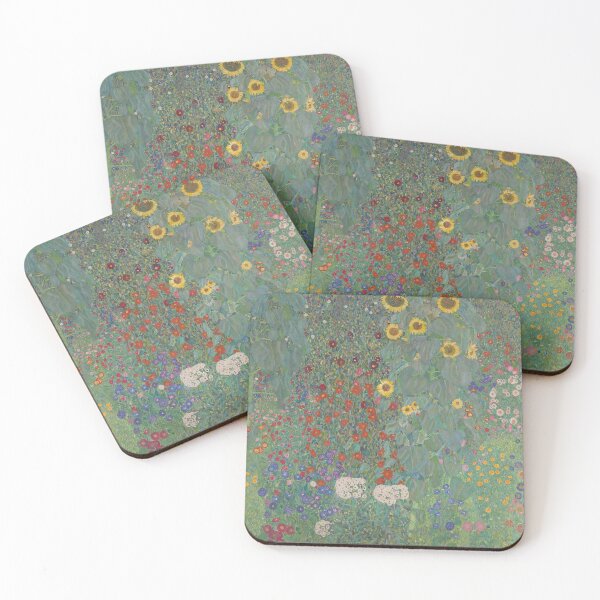 Item preview, Farm Garden with Sunflowers by Gustav Klimt designed and sold by Artigon.
