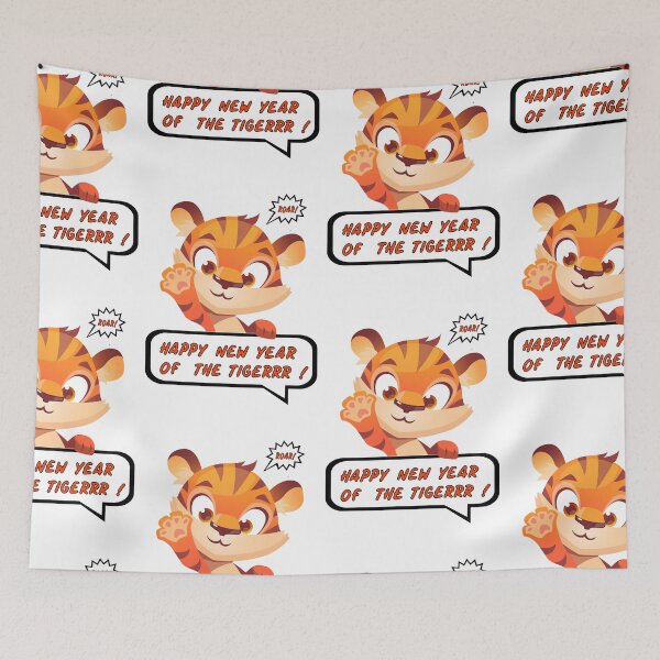 Item preview, For Kids Happy Chinese New Year of The Tiger 2022 designed and sold by SparrowLag.