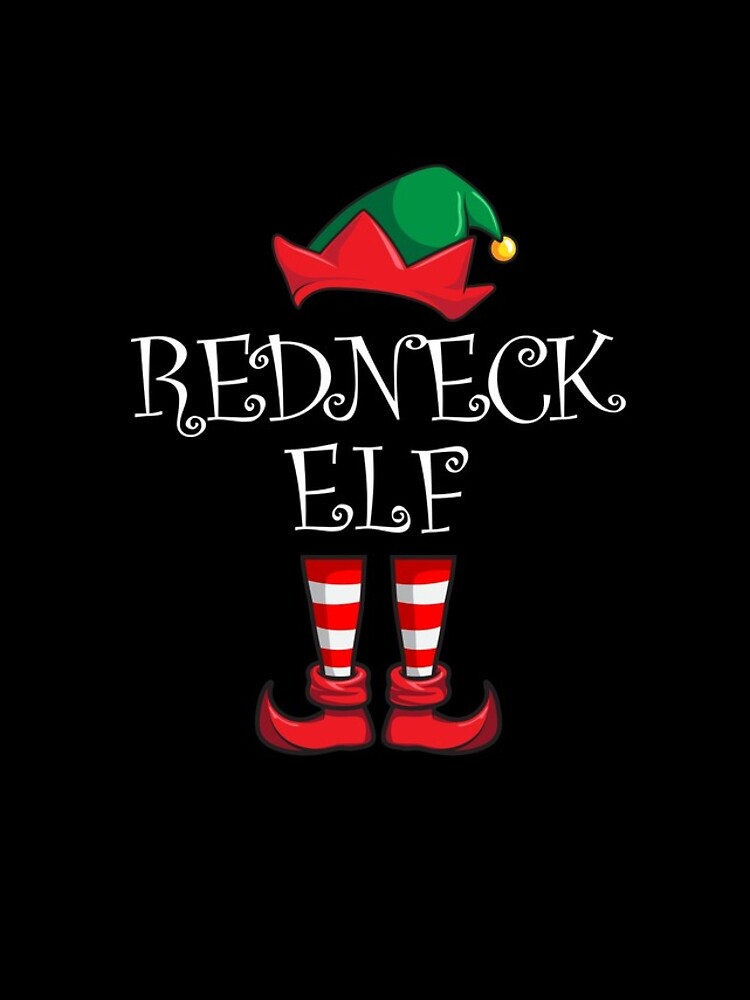 Aperçu 4 sur 4. Coque iPhone avec l'œuvre Redneck Elf Matching Family Christmas Party Pajama Redneck Gear créée et vendue par DynamicDesign.
