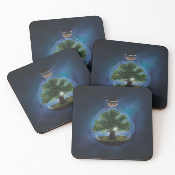 Item preview, Tree in a bottle in space designed and sold by Alina Zaitseva.