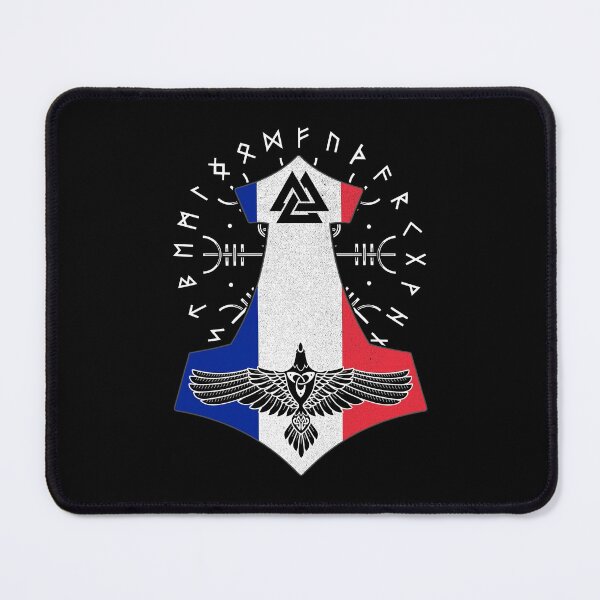 Item preview, Viking France Flag Viking Thor Runes France Vikings designed and sold by Bommer20.
