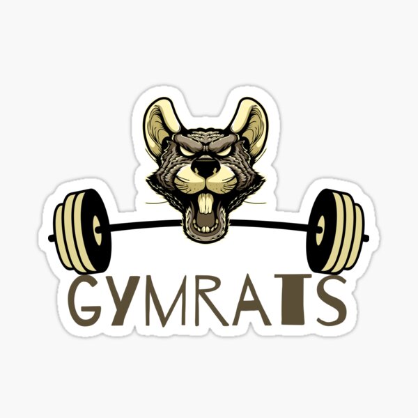 Gym Rats, Gymrats Sticker for Sale by Naked-Alien