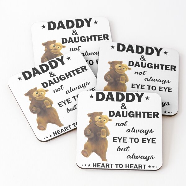 Item preview, Daddy and Daughter Not Always Eye To Eye But Always Heart To Heart designed and sold by Gaulen.