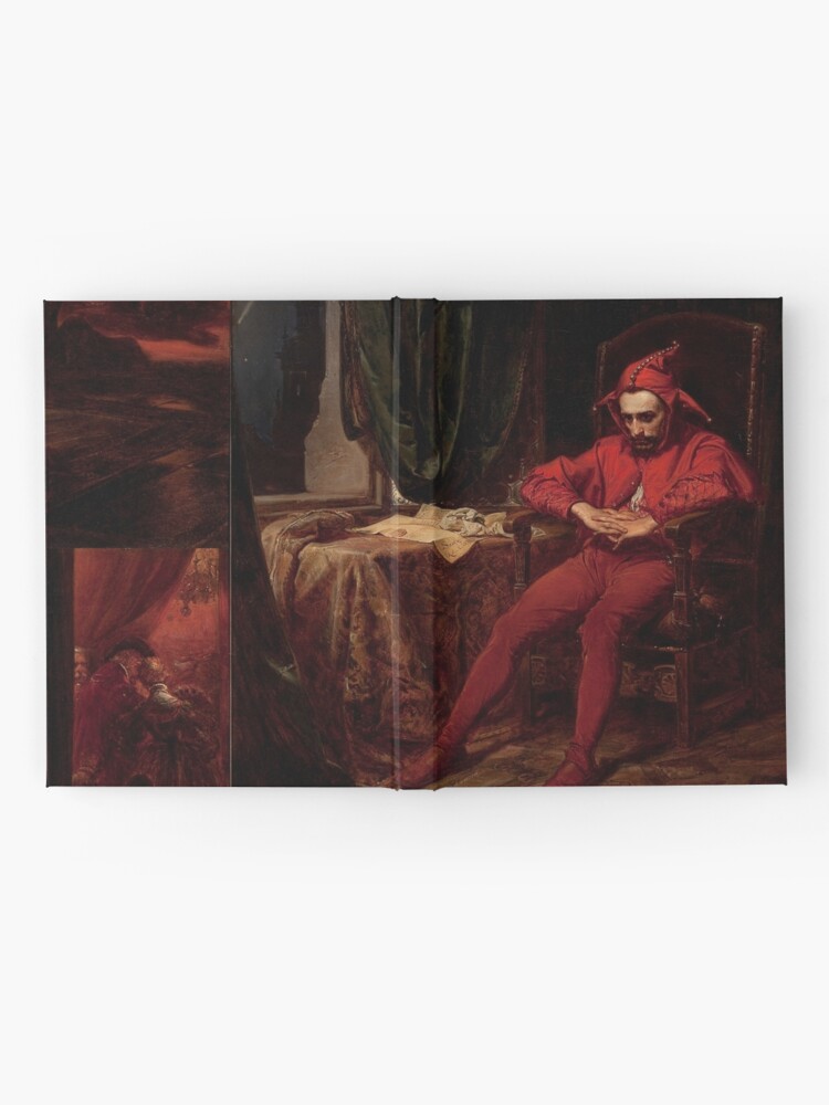 Alternate view of Stańczyk (Sad Clown), by Jan Matejko Hardcover Journal