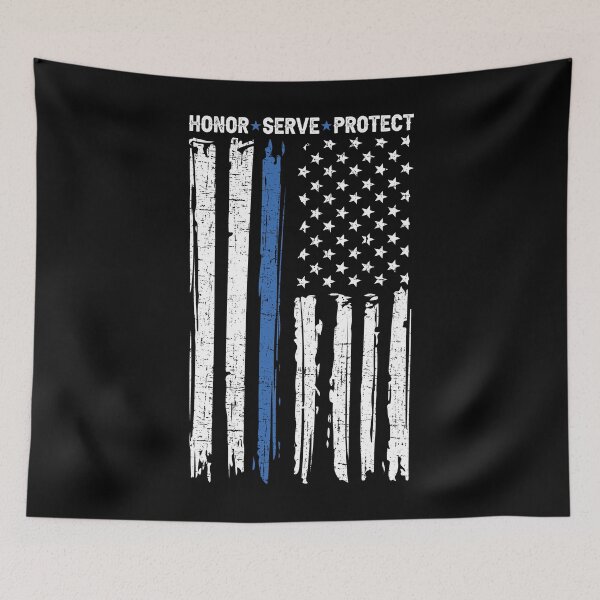 Item preview, Honor Serve Protect Shirt, Patriot Policeman Shirt, Police Officer Shirt, Police Flag Shirt, Honor Thin Blue Line Tee, Police Officer To Be designed and sold by aymob.