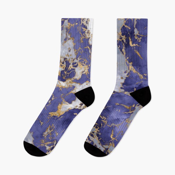 Item preview, Very Peri Pearl and Gold Abstract designed and sold by k9printart.