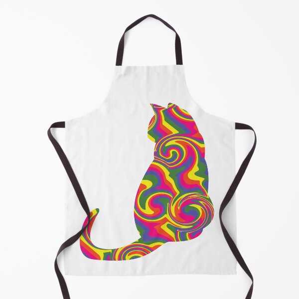 Item preview, Cat Lovers Vibrant Colors Abstract Design designed and sold by RihabPrint.