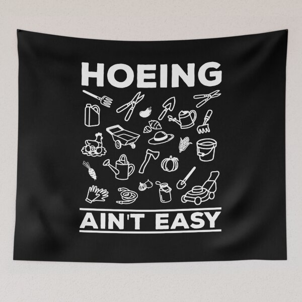 Item preview, Hoeing Ain't Easy Shirt, Gardener Shirt, Plant Lover Shirt, Farmer Shirt, Gift For Gardener, Botanical Shirt, Gardening Tee, Gardening Lover designed and sold by aymob.