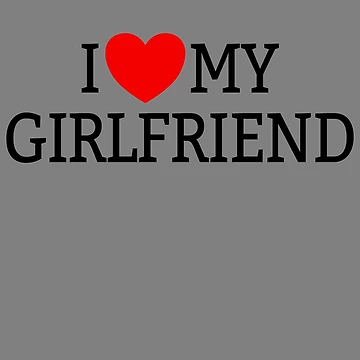Imagen de la obra I Love My Girlfriend Heart Hot Girlfriend Love My Girlfriend Gear de DynamicDesign