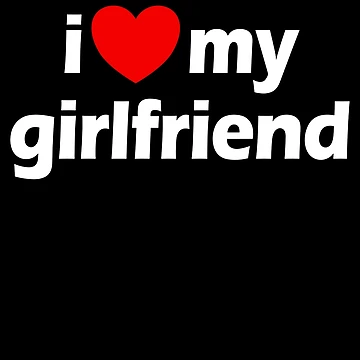 Imagen de la obra I Love My Girlfriend Heart Hot Girlfriend Love My Girlfriend Gear de DynamicDesign