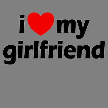 Imagen de la obra I Love My Girlfriend Heart Hot Girlfriend Love My Girlfriend Gear de DynamicDesign