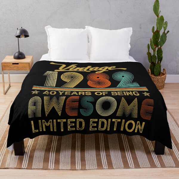 Item preview, Vintage 1982 40 Years Of Being Awesome Limited Edition funny sagittarius birthday,40th birthday funny, designed and sold by lukelarkind.