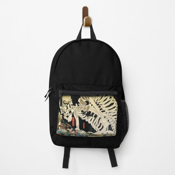 Item preview, Giant skeleton trying to eat two japanese wariors designed and sold by Byfab.