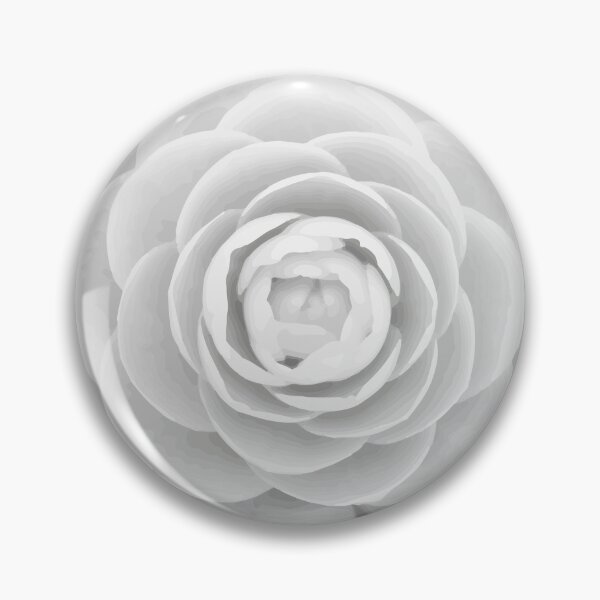 Item preview, Camelia flower in black and white designed and sold by Neon-astronaut1.