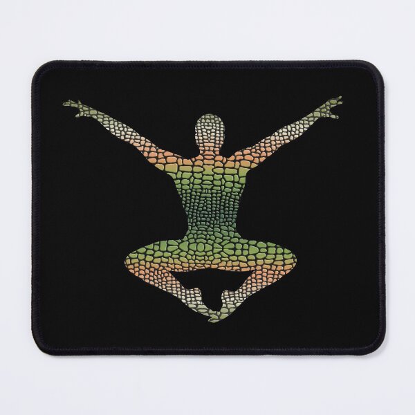 Item preview, CONTEMPORARY BALLET - SNAKE LIZARD REPTILE TEXTURE - MALE DANCER SILHOUETTE designed and sold by KoolDsignsDANCE.
