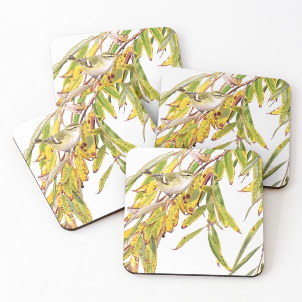 Item preview, Yellow-browed Warbler designed and sold by kokayart.