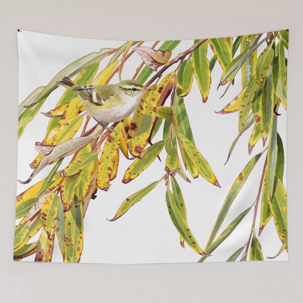 Item preview, Yellow-browed Warbler designed and sold by kokayart.
