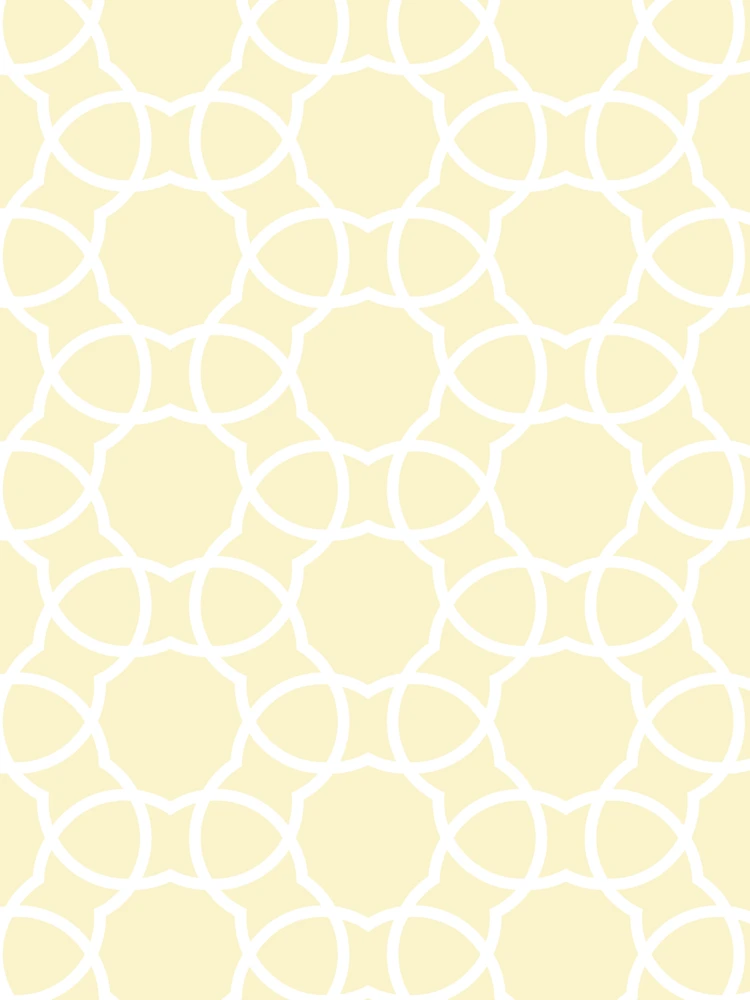 Thumbnail 6 von 6, Leichter Pullover, White and Yellow Petal Shape Tile Pattern Pairs Diamond Vogel 2022 Popular Colour Pure Laughter 0846 designt und verkauft von ColorOfTheYears.