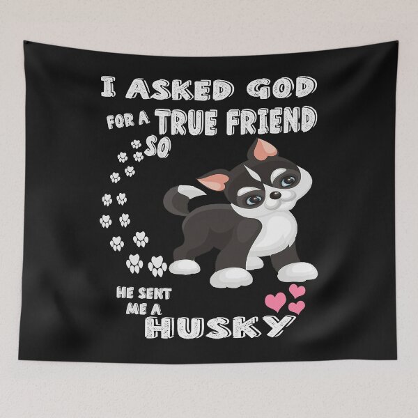 Item preview, Siberian Husky Saying Mom, Chukcha Dad Print, Cute Sibe Dog designed and sold by Evrard123123.