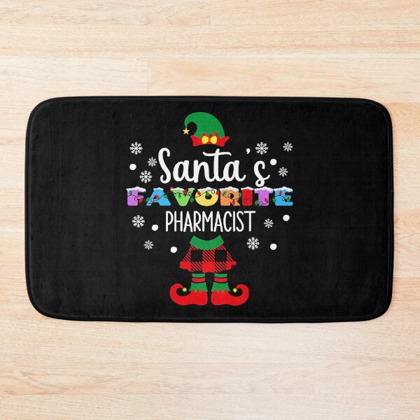 Item preview, Santa's Favourite Pharmacist Funny Christmas Elf Tee for Men Women designed and sold by PoochmamaDes.