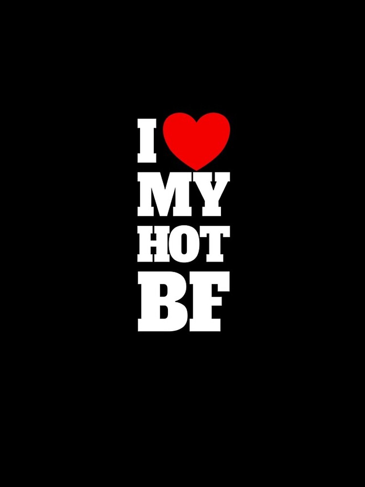 Imagen 4 de 4, Funda de iPhone con la obra I Love My Hot BF Red Heart I Love My Hot Boyfriend Gear, diseñada y vendida por DynamicDesign.