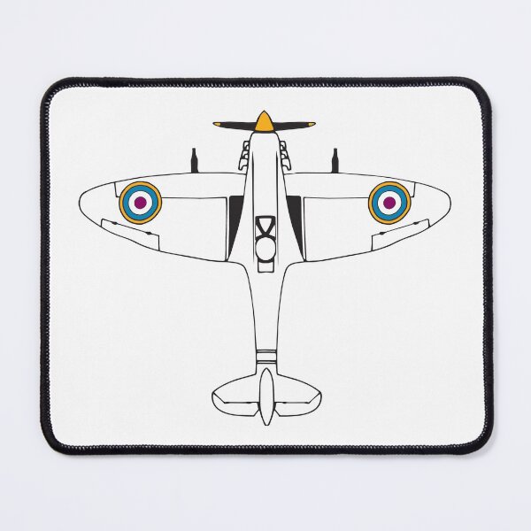 Item preview, Spitfire, Aeroplane, Illustrated Tribute designed and sold by FoleyPottery.