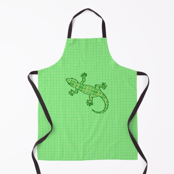 Item preview, Tribal Batik Gecko, Lime and Emerald Green designed and sold by Marymarice.