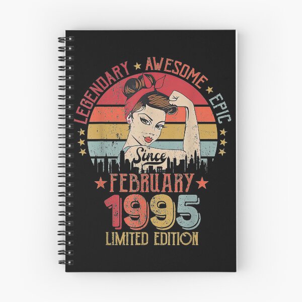 Item preview, 27th Birrthday, 27 years old, 27th birthday girl, Legendary Awesome Epic Since February 1995 Limited Edition designed and sold by lukelarkind.
