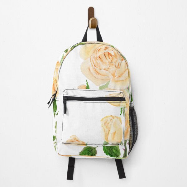 Item preview, hand painted orange pat Austin rose watercolor painting designed and sold by ColorandColor.