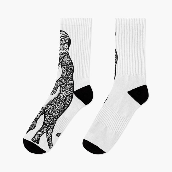 Item preview, Meerkat zentangle designed and sold by blackblizzard.