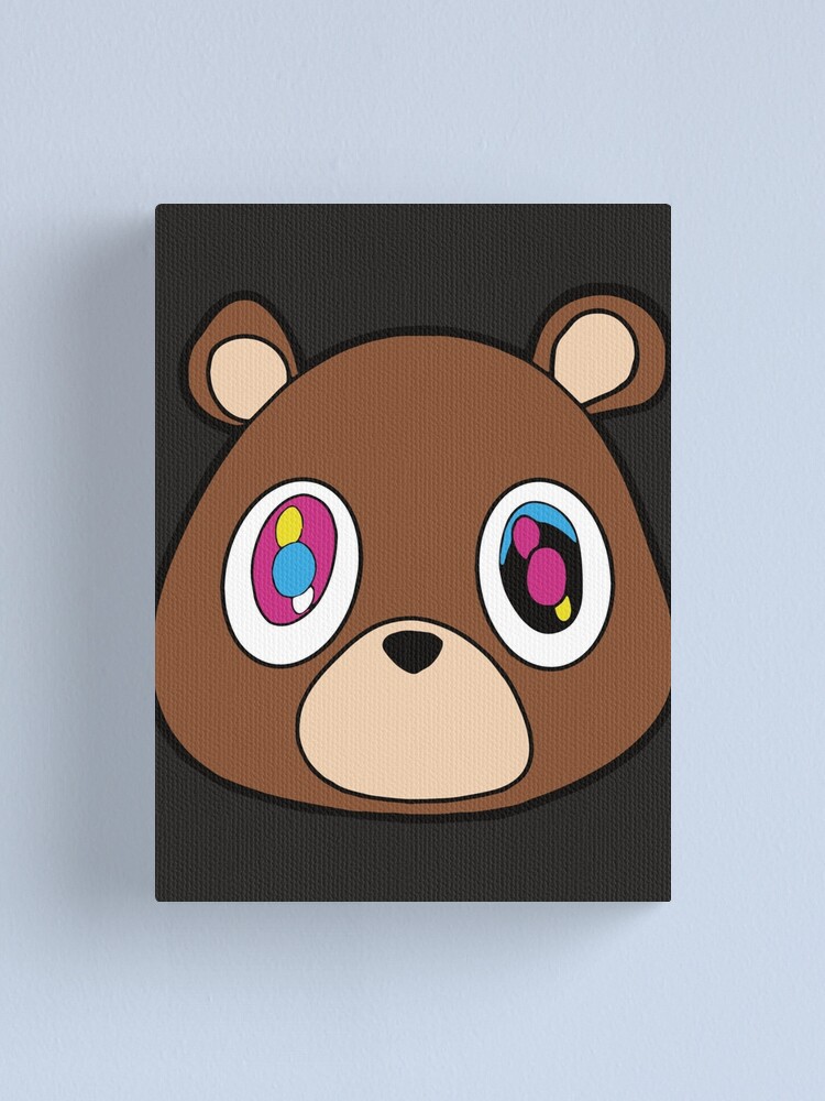 Kanye west Teddy bear 12x12 2024 canvas