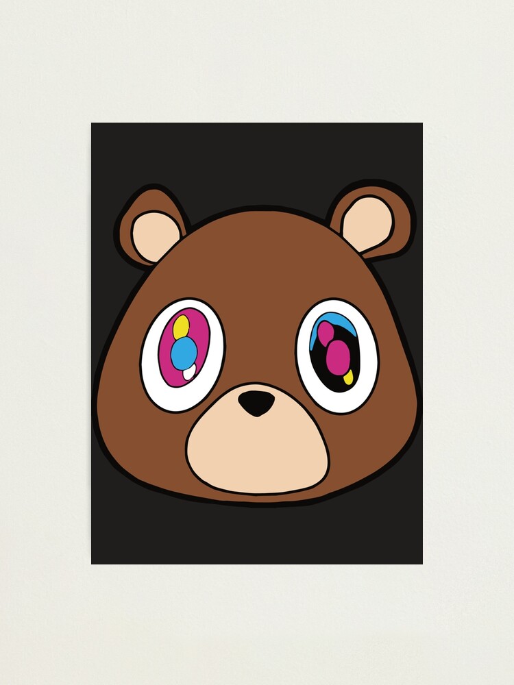 Kanye West Graduation Bear Sticker Photographic Print For Sale By Martinamuller Redbubble 6134