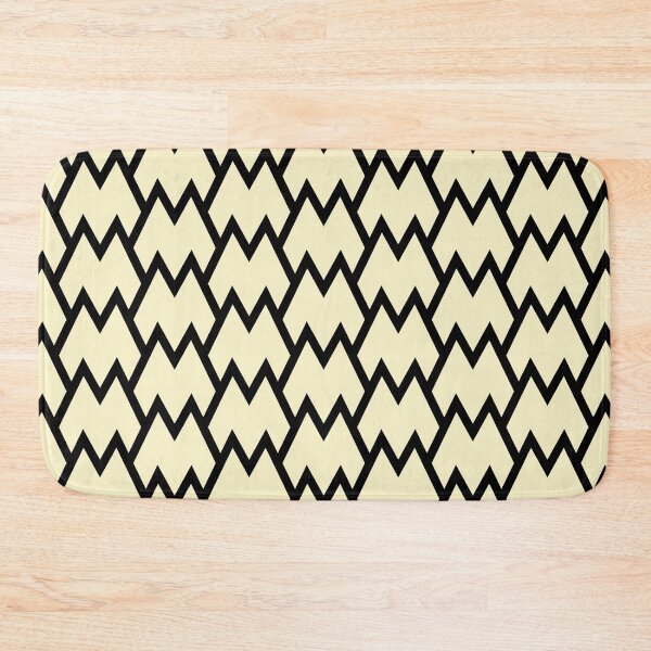 Artikelvorschau, Black and Yellow Tessellation Line Pattern 18 - Diamond Vogel 2022 Popular Colour Pure Laughter 0846 entworfen und verkauft von ColorOfTheYears.