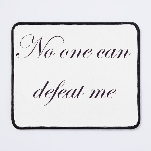 Item preview, No one can defeat me  designed and sold by Yawarhassan9621.