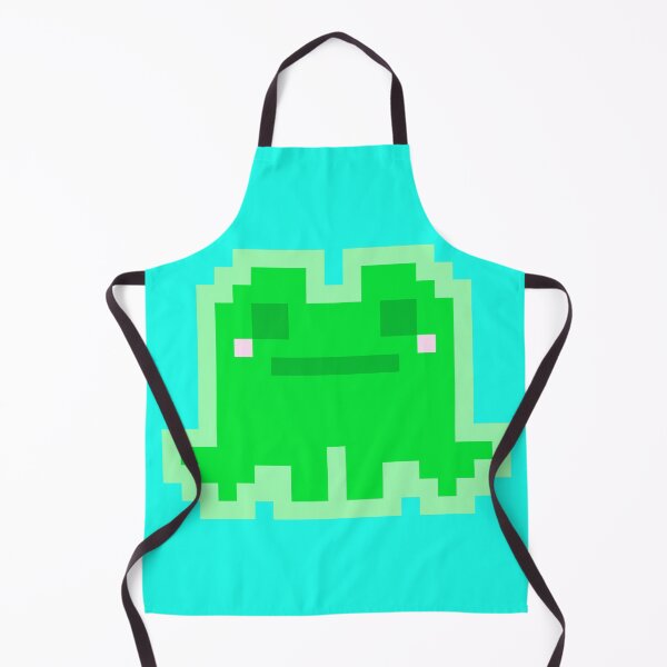 Item preview, Tiny Green Pensive Pixel Frog designed and sold by rin3d .