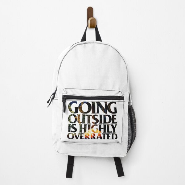 Item preview, GOING OUTSIDE IS HIGHLY OVERRATED Camping in the Forest Design designed and sold by andrei49387.