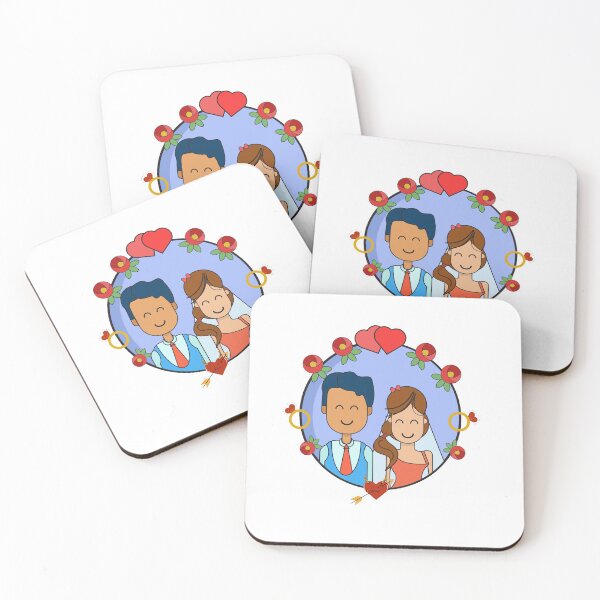 Item preview, wedding couple icon t-shirt | wedding couple icon sticker  t-shirt | wedding couple icon sticker  designed and sold by KARTICK DUTTA.
