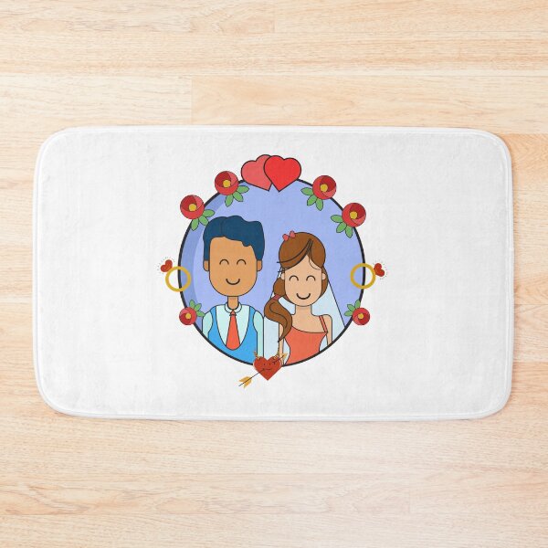 Item preview, wedding couple icon t-shirt | wedding couple icon sticker  t-shirt | wedding couple icon sticker  designed and sold by KARTICK DUTTA.