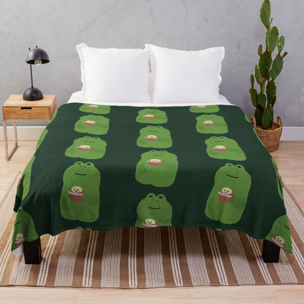 Item preview, Frog with his succulent plant designed and sold by Bella510.