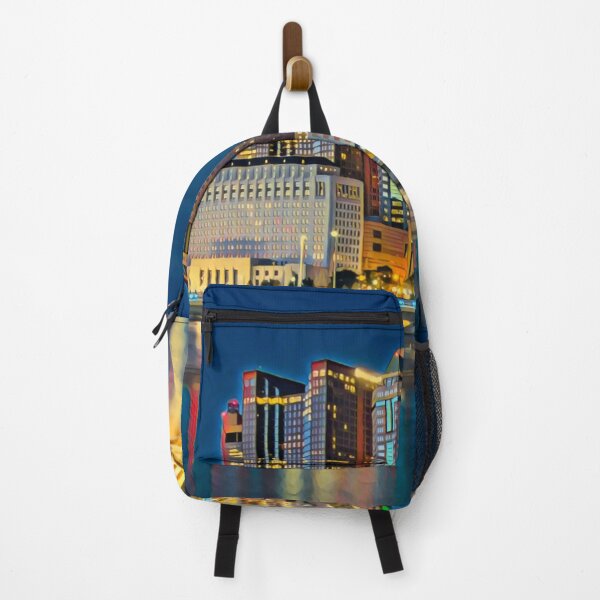 Item preview, Columbus at Night, Ohio designed and sold by Sofia-Draws.