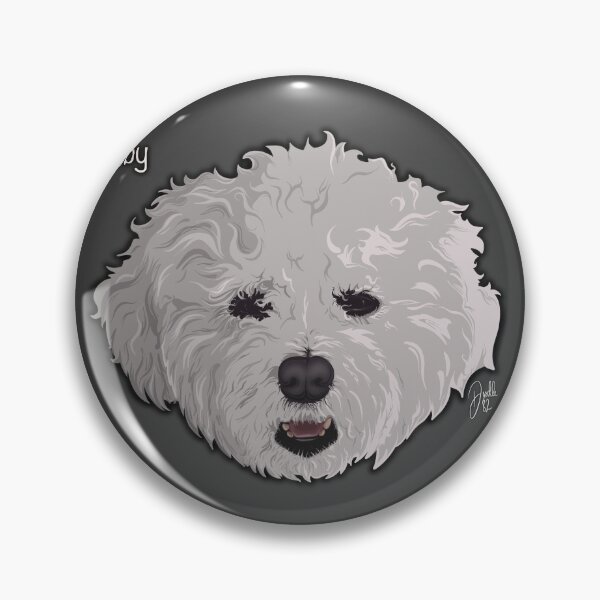 Item preview, Toby - Bichon Frise designed and sold by doodleeightytwo.