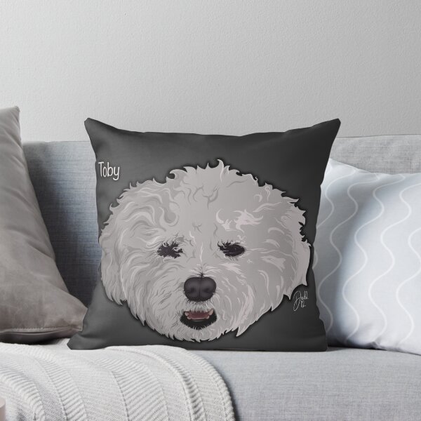 Item preview, Toby - Bichon Frise designed and sold by doodleeightytwo.