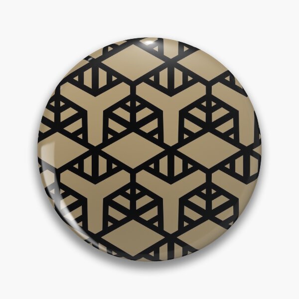 Item preview, Black and Brown Shape Tile Pattern 2 Pairs DV 2022 Popular Colour There's No Place Like Home 0318 designed and sold by ColorOfTheYears.