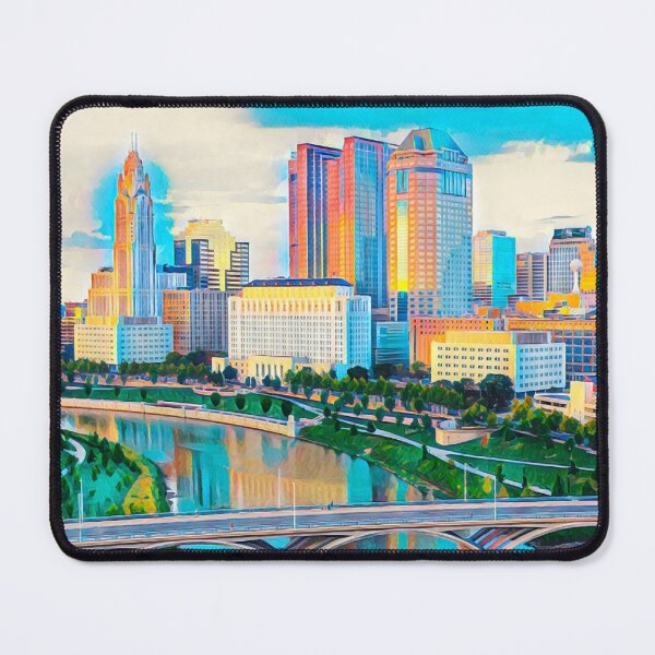 Item preview, Columbus Skyline, Ohio designed and sold by Sofia-Draws.