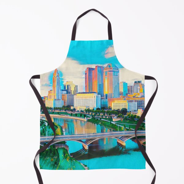 Item preview, Columbus Skyline, Ohio designed and sold by Sofia-Draws.
