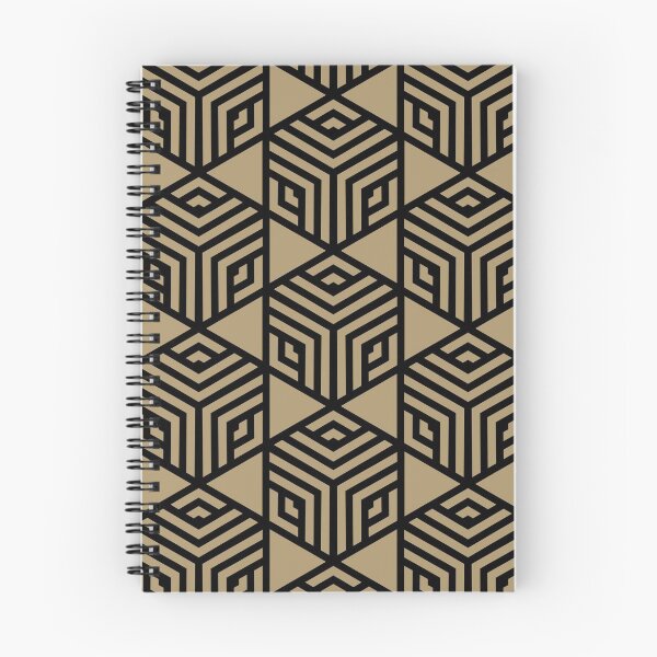 Item preview, Black and Brown Stripe Cube Tile Pattern - DV 2022 Popular Colour There's No Place Like Home 0318 designed and sold by ColorOfTheYears.