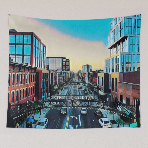 Item preview, Columbus Streets, Ohio designed and sold by Sofia-Draws.
